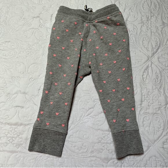Crewcuts Heart Print Joggers Size 2 - Picture 3 of 4